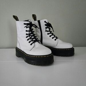 Dr. Martens AirWair White Combat Boots